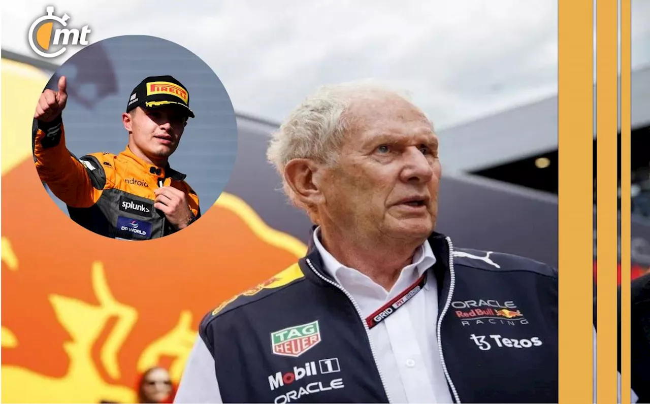 Helmut Marko defendió a Max Verstappen llamando 'patético' a Lando Norris