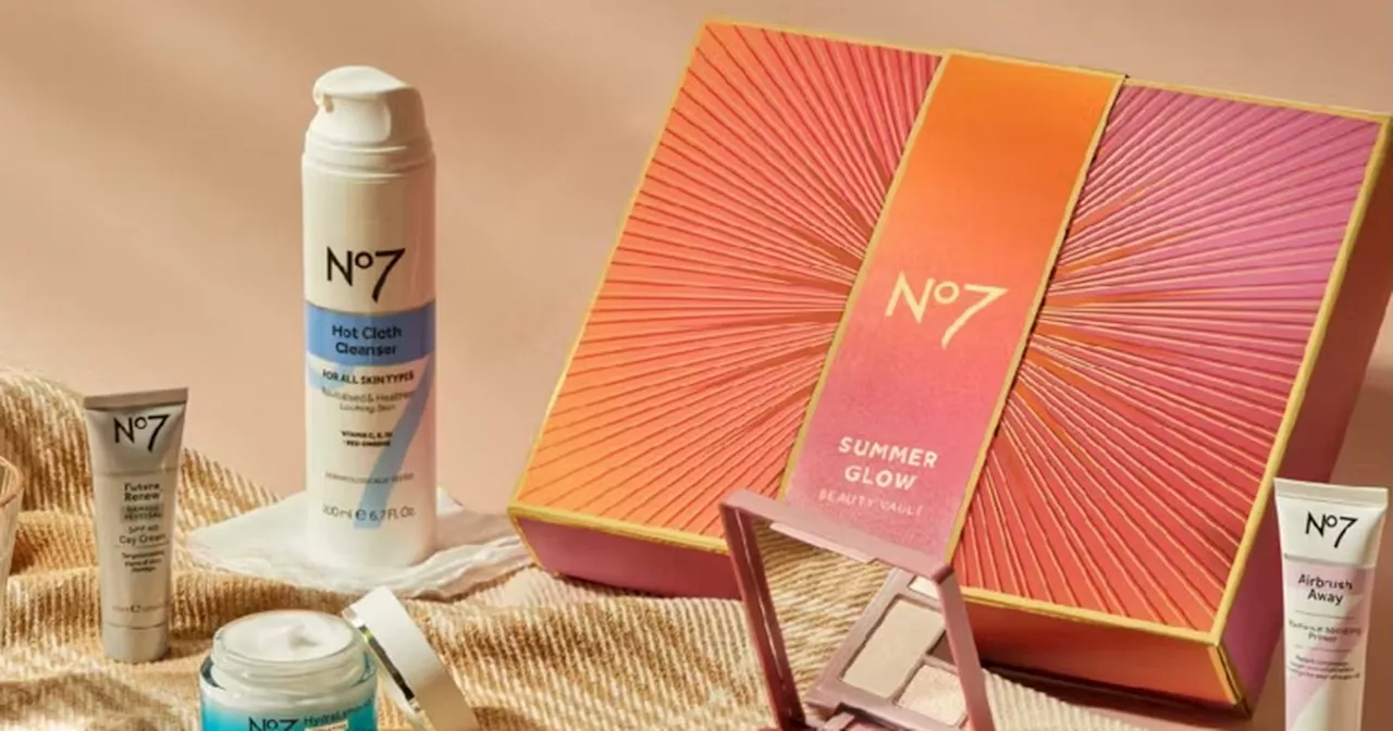 Boots No7 £35 summer beauty box with £128 of anti-ageing cream and make-up