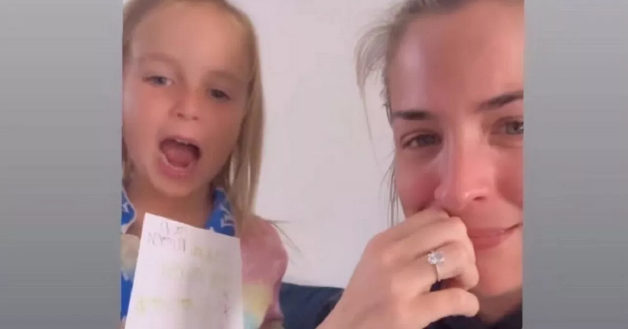 Gemma Atkinson fights tears after family death as she navigates daughter's first