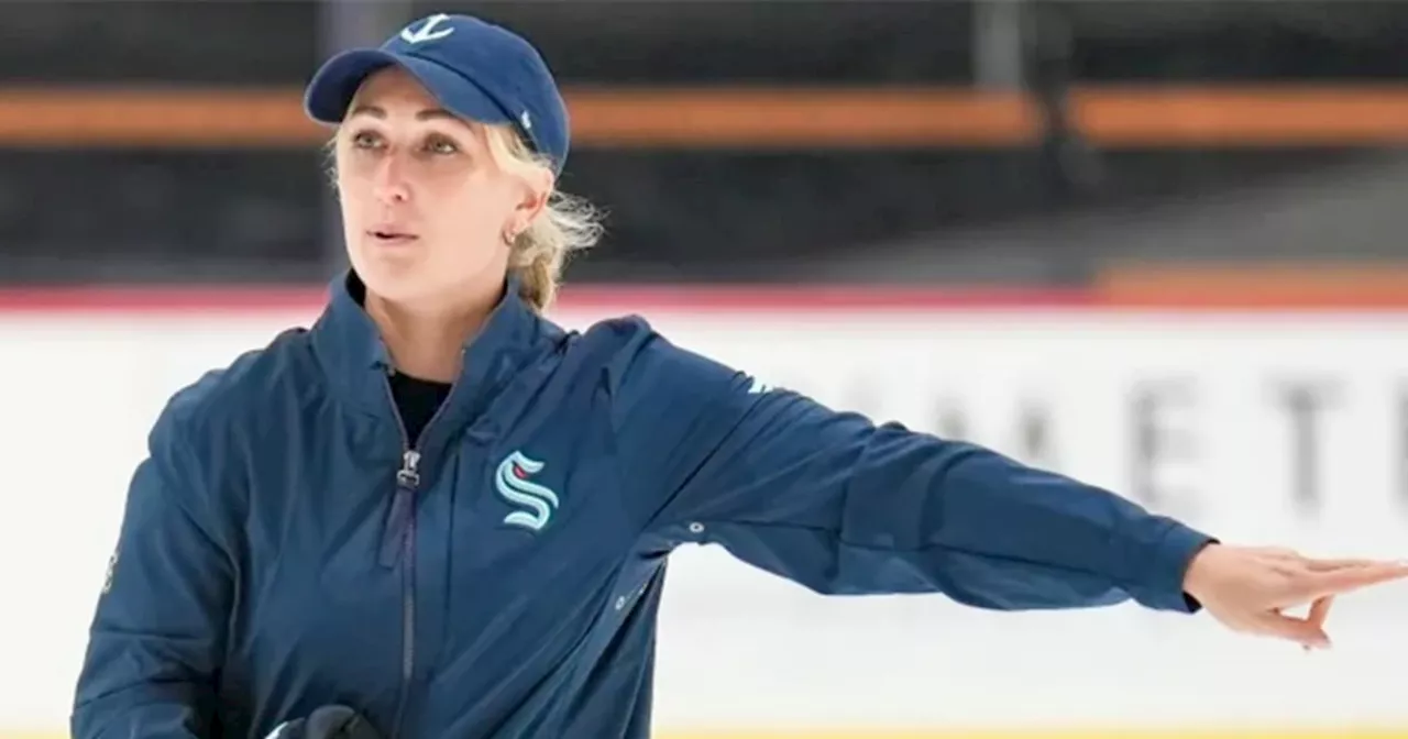 NHL gets its first female coach — an assistant with the Seattle Kraken