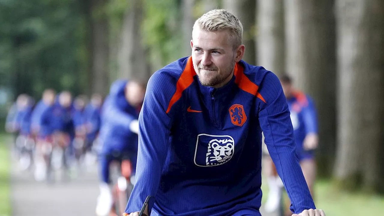 De Ligt kampt met lichte klachten, Gravenberch maakt indruk tijdens Oranje-training