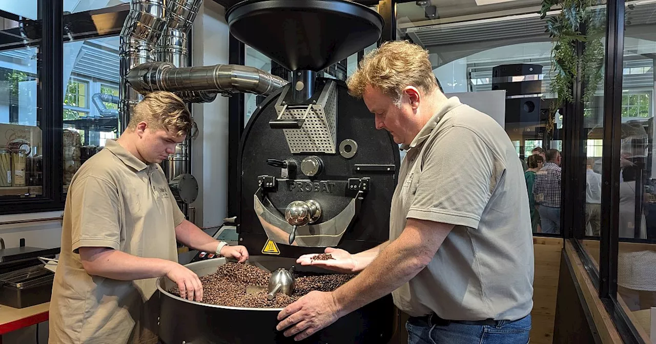 So wird in der Herforder Markthalle Kaffee geröstet