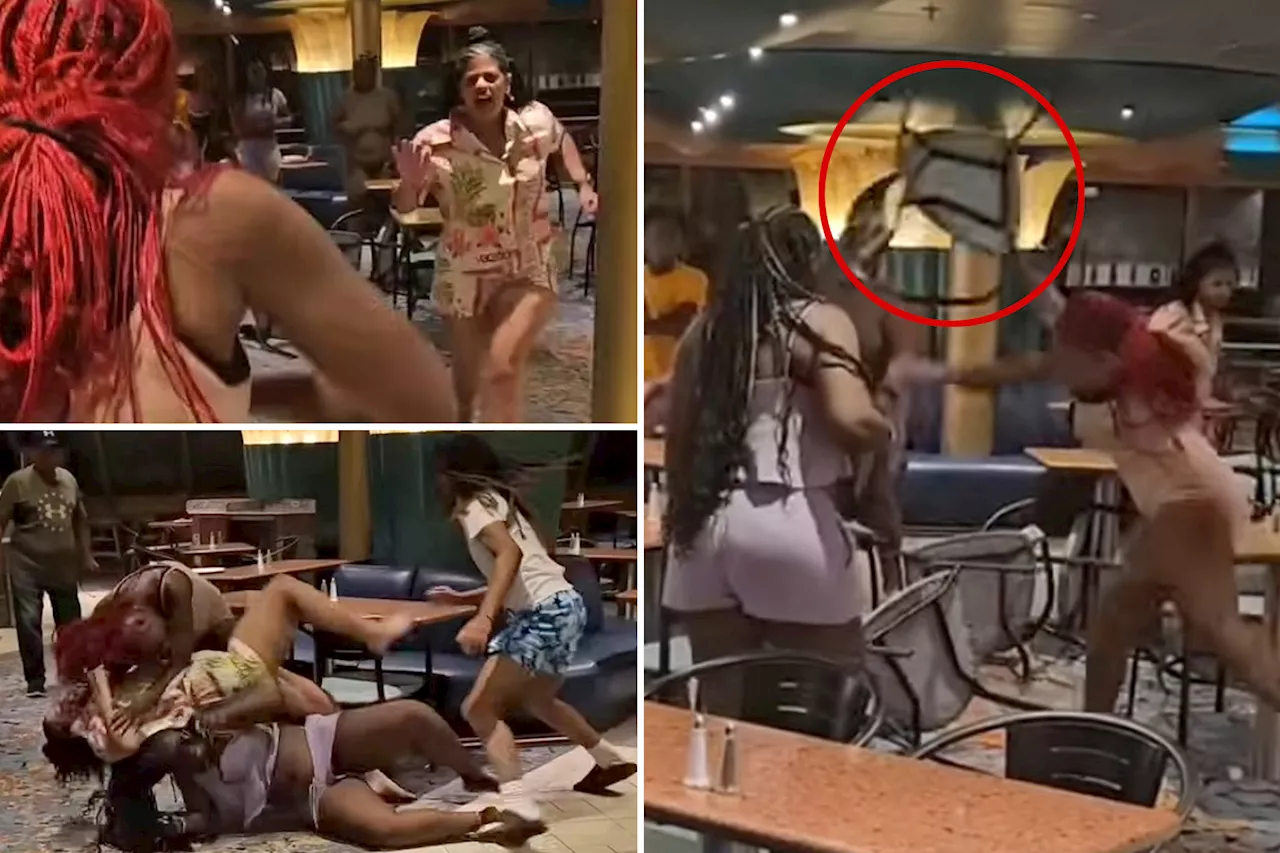 Watch fists fly during all-out brawl between female passengers on Carnival cruise: ‘Got out of hand very, very quickly’