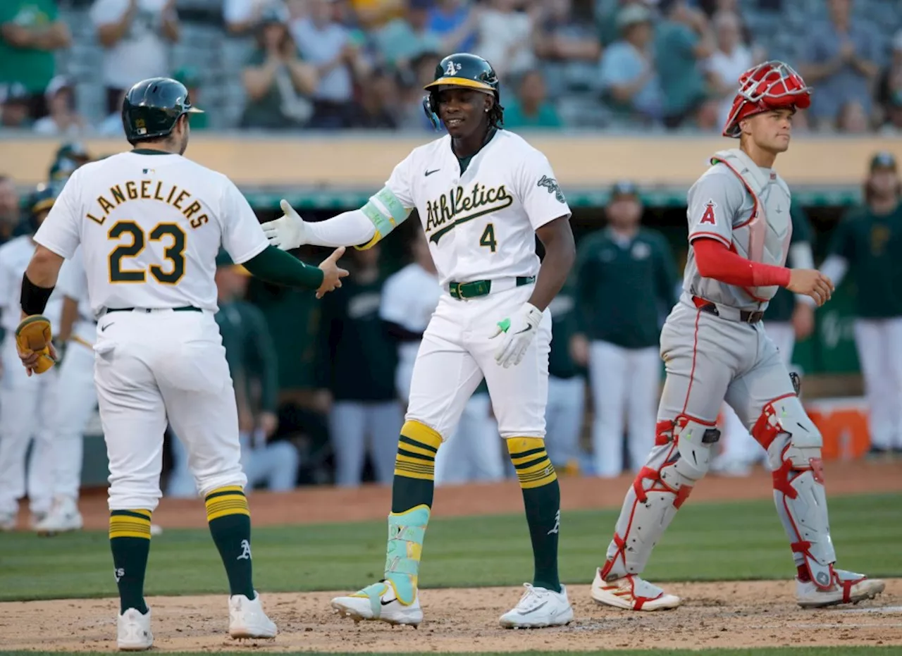 Butler showcases power after swing adjustment as A’s defeat Angels