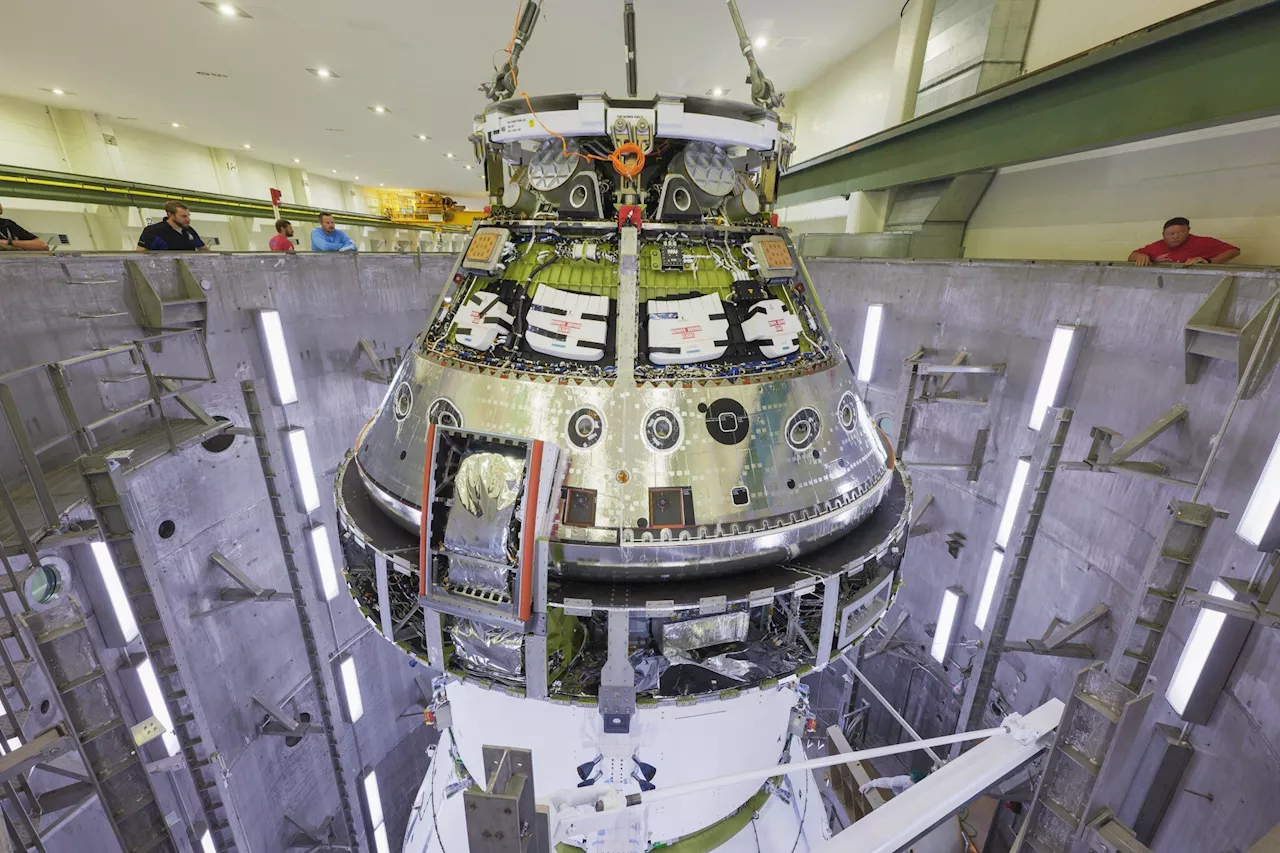 Image: Orion spacecraft prepares for upcoming launch