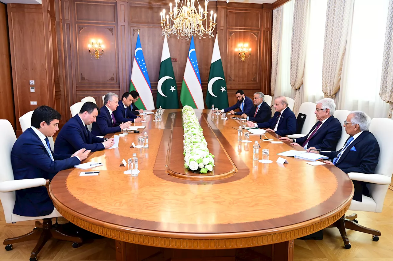 Prime Minister's Meeting with the President of Uzbekistan on the Sidelines of SCO Summit in Astana, Kazakhstan