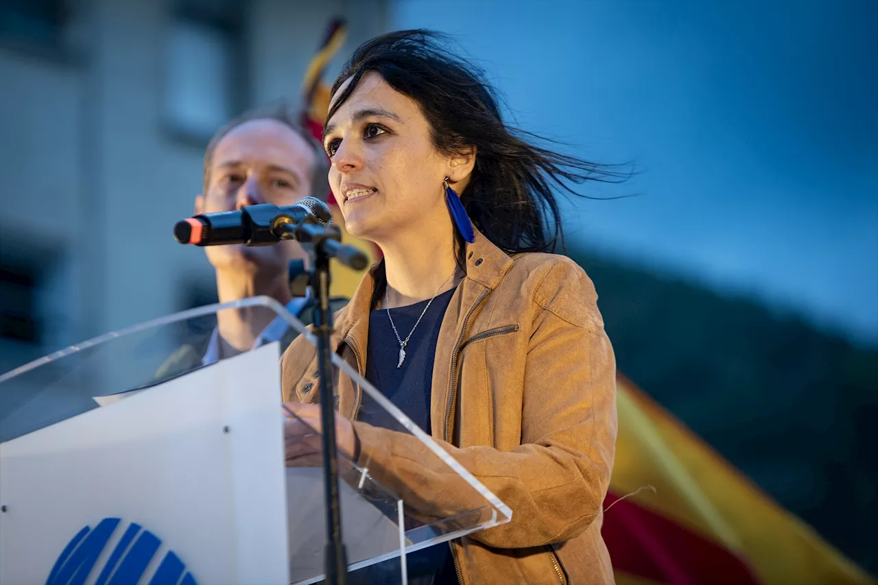 Silvia Orriols, líder del partido de extrema derecha Aliança Catalana, denunciada por delitos de odio