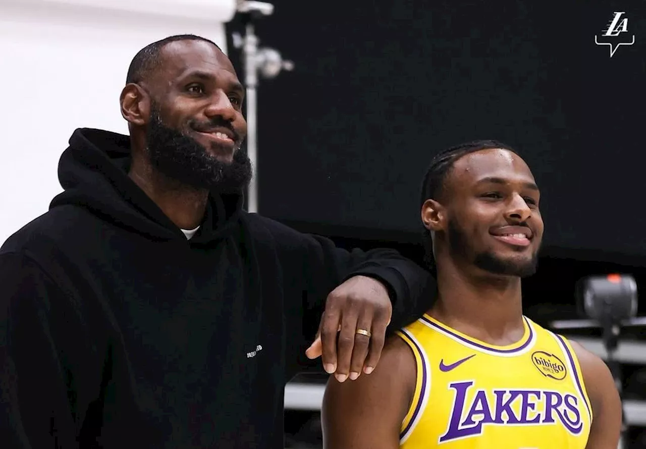 LeBron James sticks with Lakers, Bronny gets rare guaranteed contract