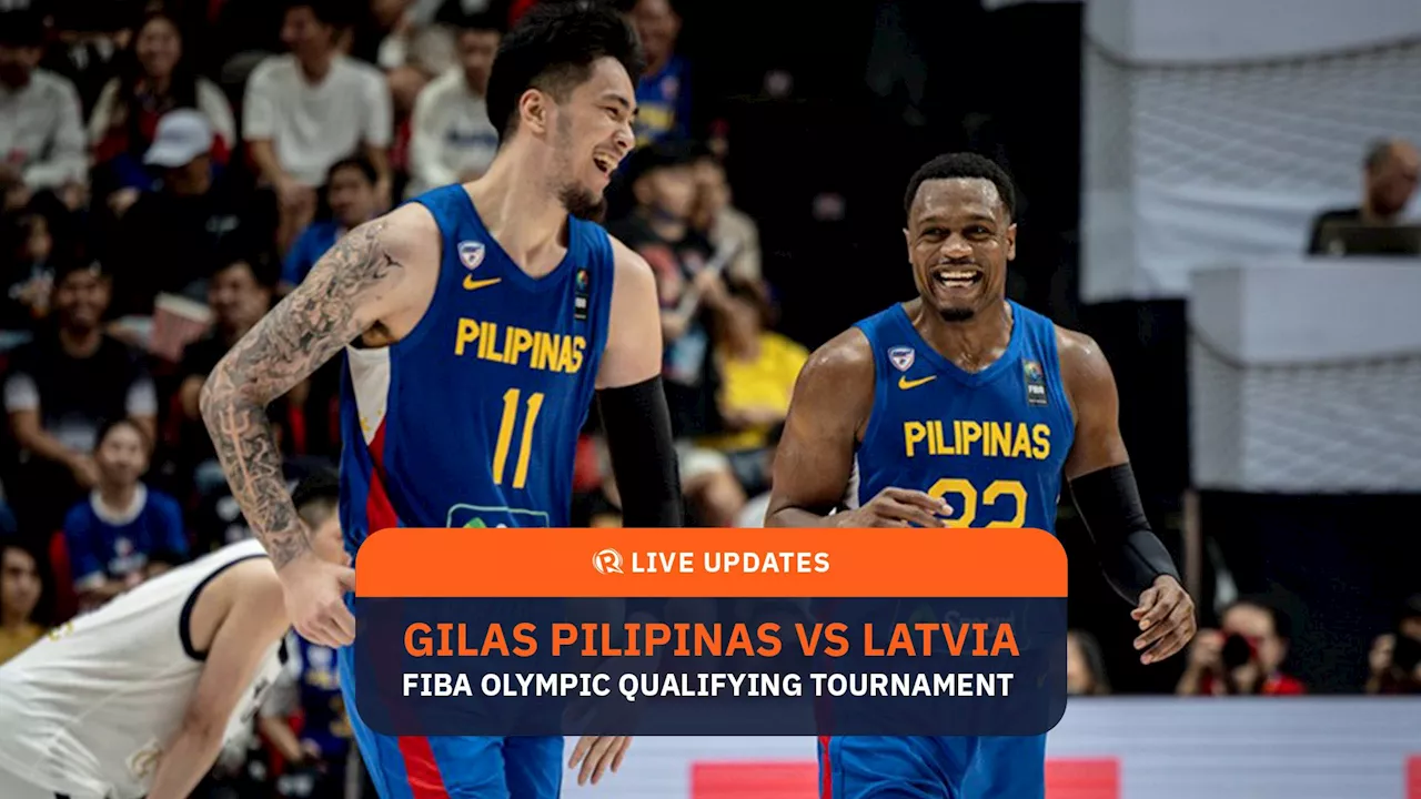 LIVE UPDATES: Philippines vs Latvia – FIBA Olympic Qualifying Tournament 2024