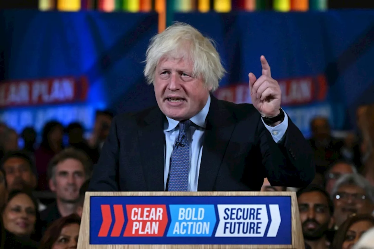 Boris Johnson expressa apoio a Sunak em tentativa conservadora de reduzir vantagem trabalhista