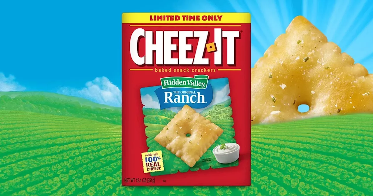 Cheez-It & Hidden Valley Ranch Just Dropped The Ultimate Snack Cracker