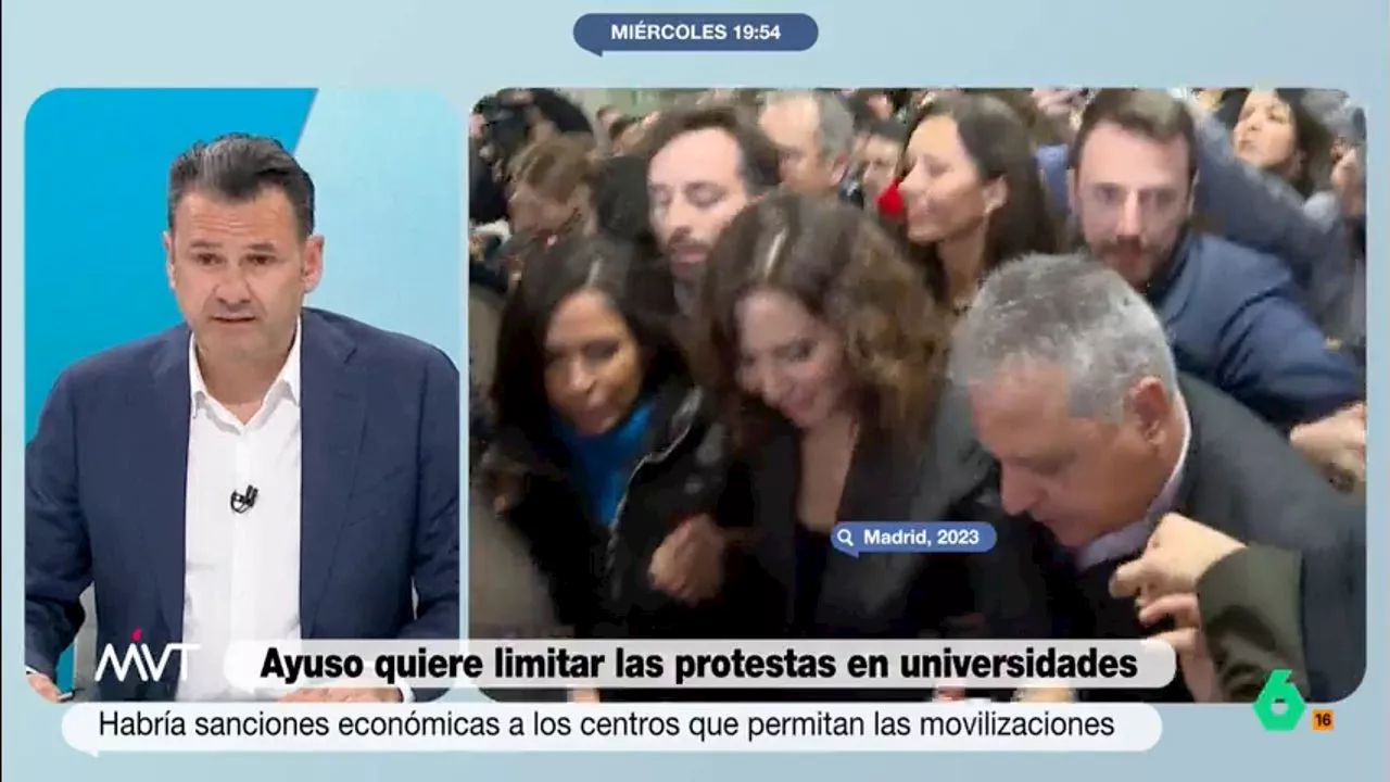 Iñaki López, a Ayuso por querer sancionar las protestas estudiantiles: 'Pretende crear universidades muda