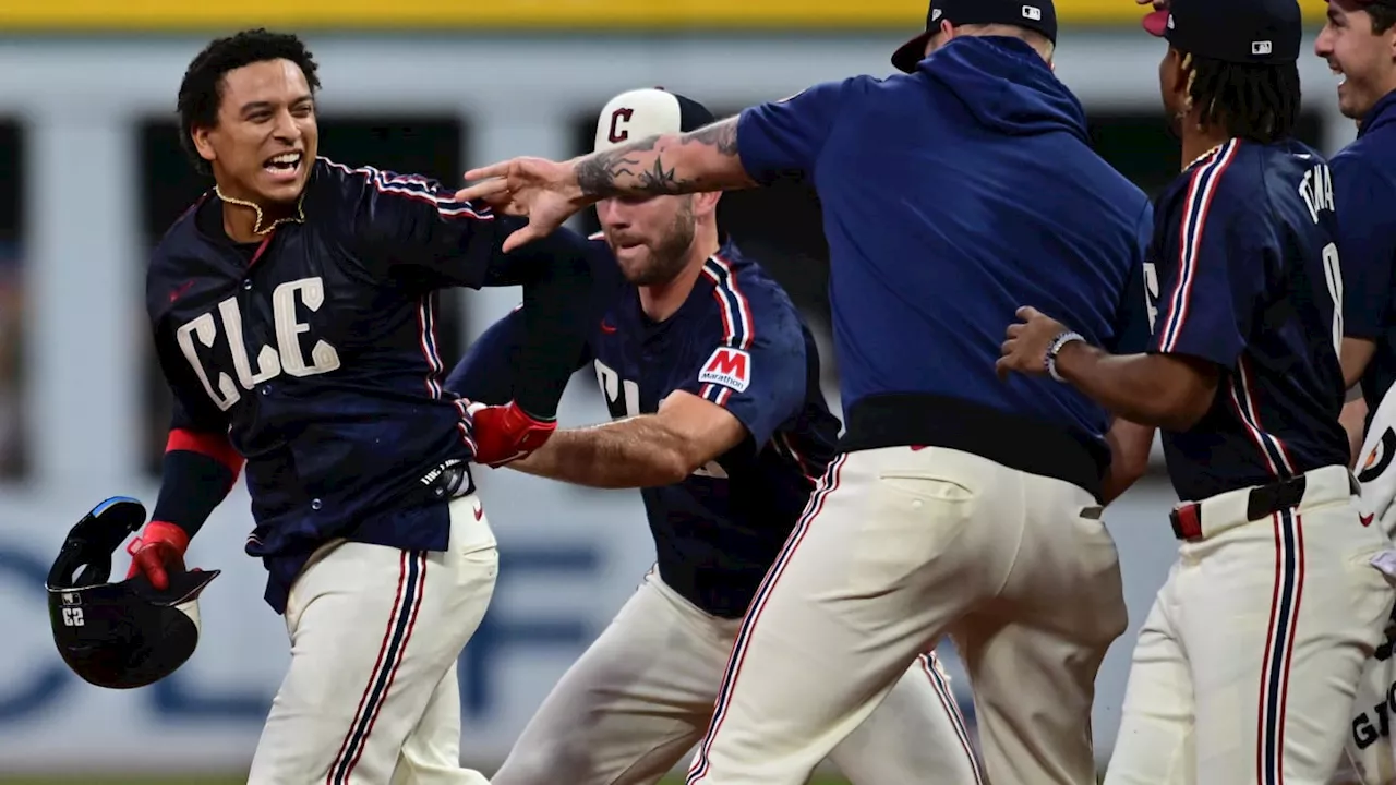 Bo Naylor Reacts After Guardians Walk Off Win Over White Sox