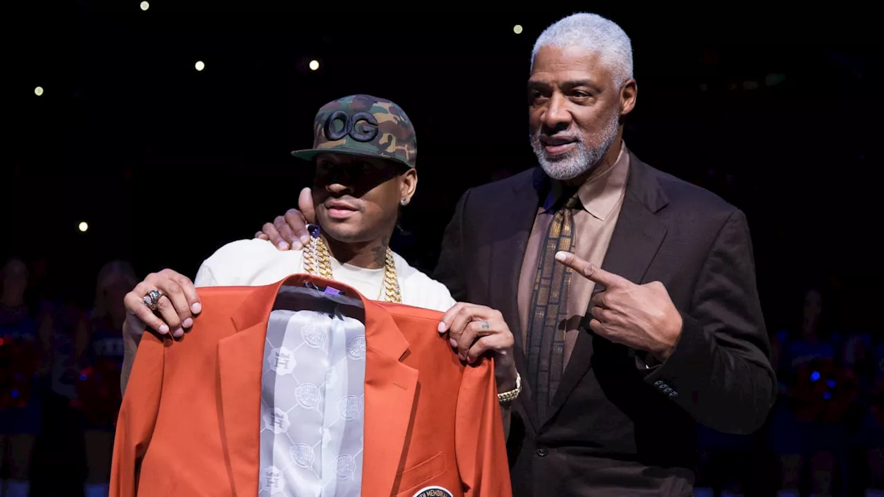 Julius Erving, Allen Iverson Presences Made In Philadelphia 76ers Paul George Pitch