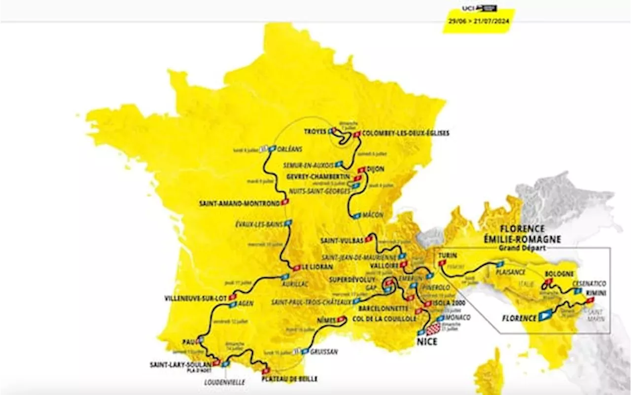 Ciclismo Tour de France 2024, 5^ tappa da Saint Jean De Maurienne a