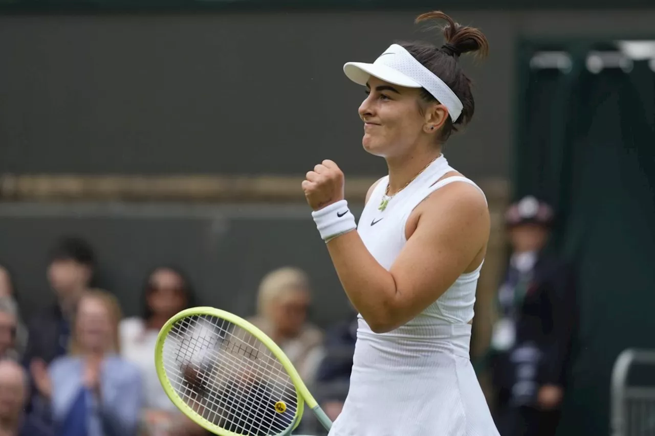 Andreescu through to third round at Wimbledon with win over Novoska