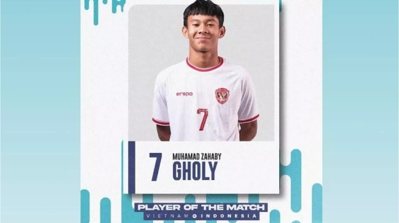 Profil Muhammad Zahaby Gholy, Penyerang Timnas Indonesia Pemain Terbaik Piala AFF U-16 2024