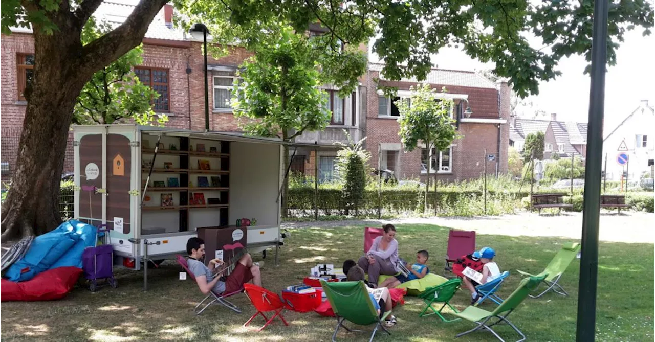 La Cabane à livres revient s’installer devant la villa Pirsoul à Berchem-Sainte-Agathe