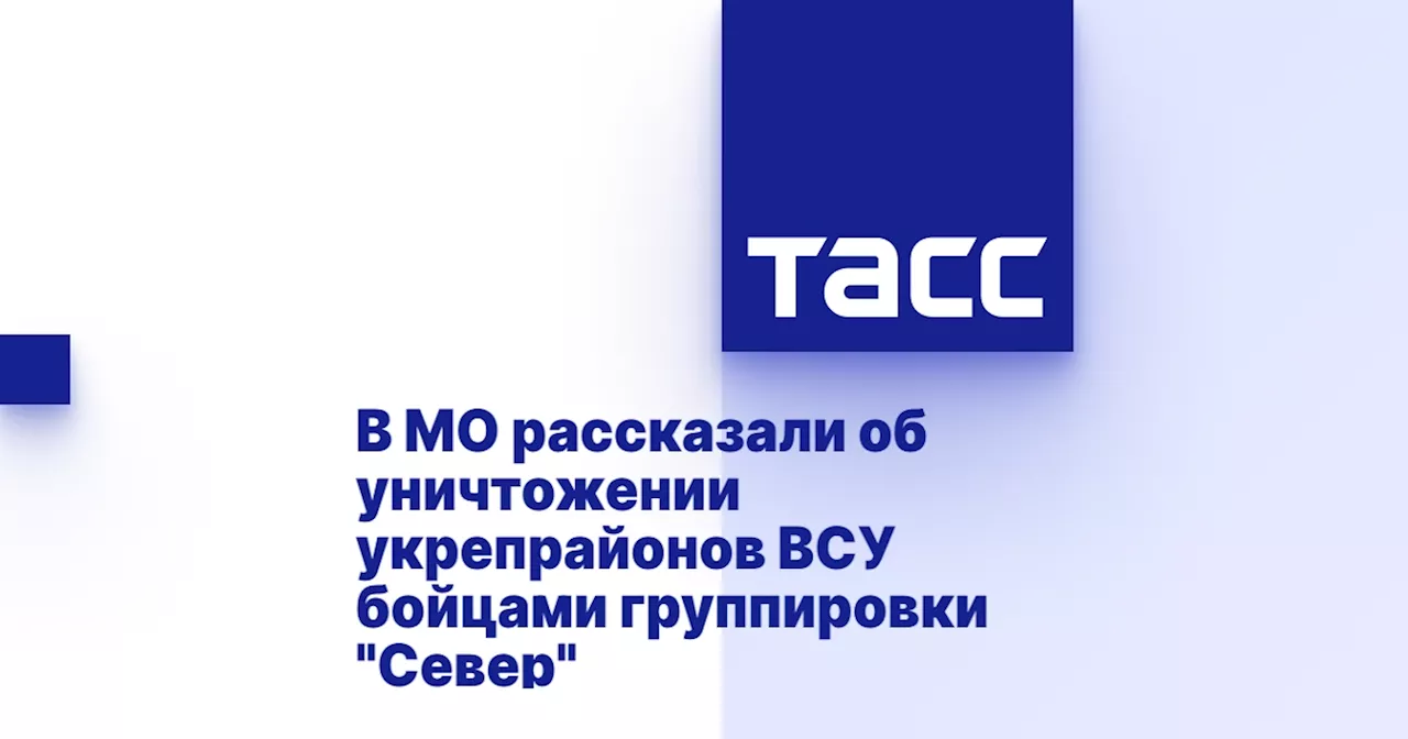 В МО рассказали об уничтожении укрепрайонов ВСУ бойцами группировки 'Север'