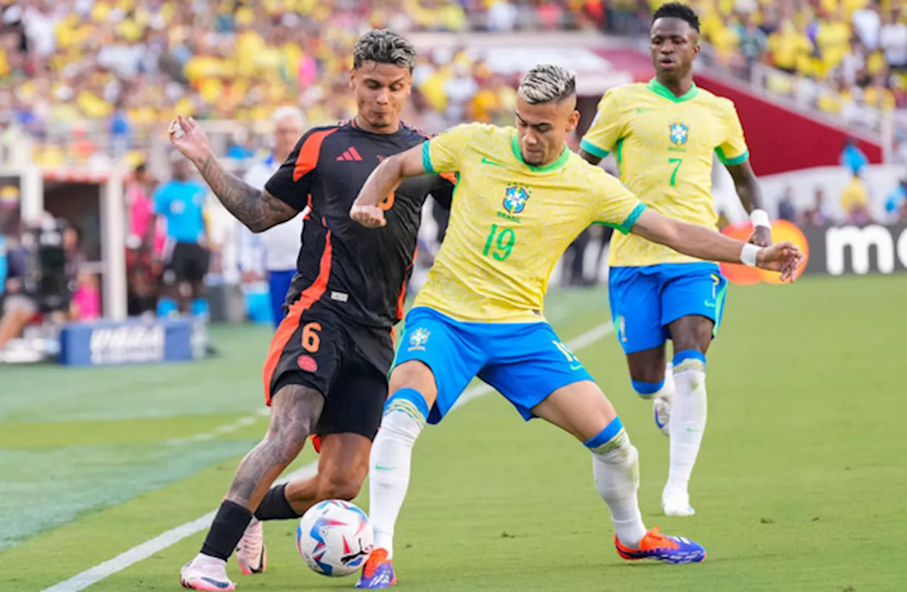 Brazil to face Uruguay in quarter-finals after being held by Colombia