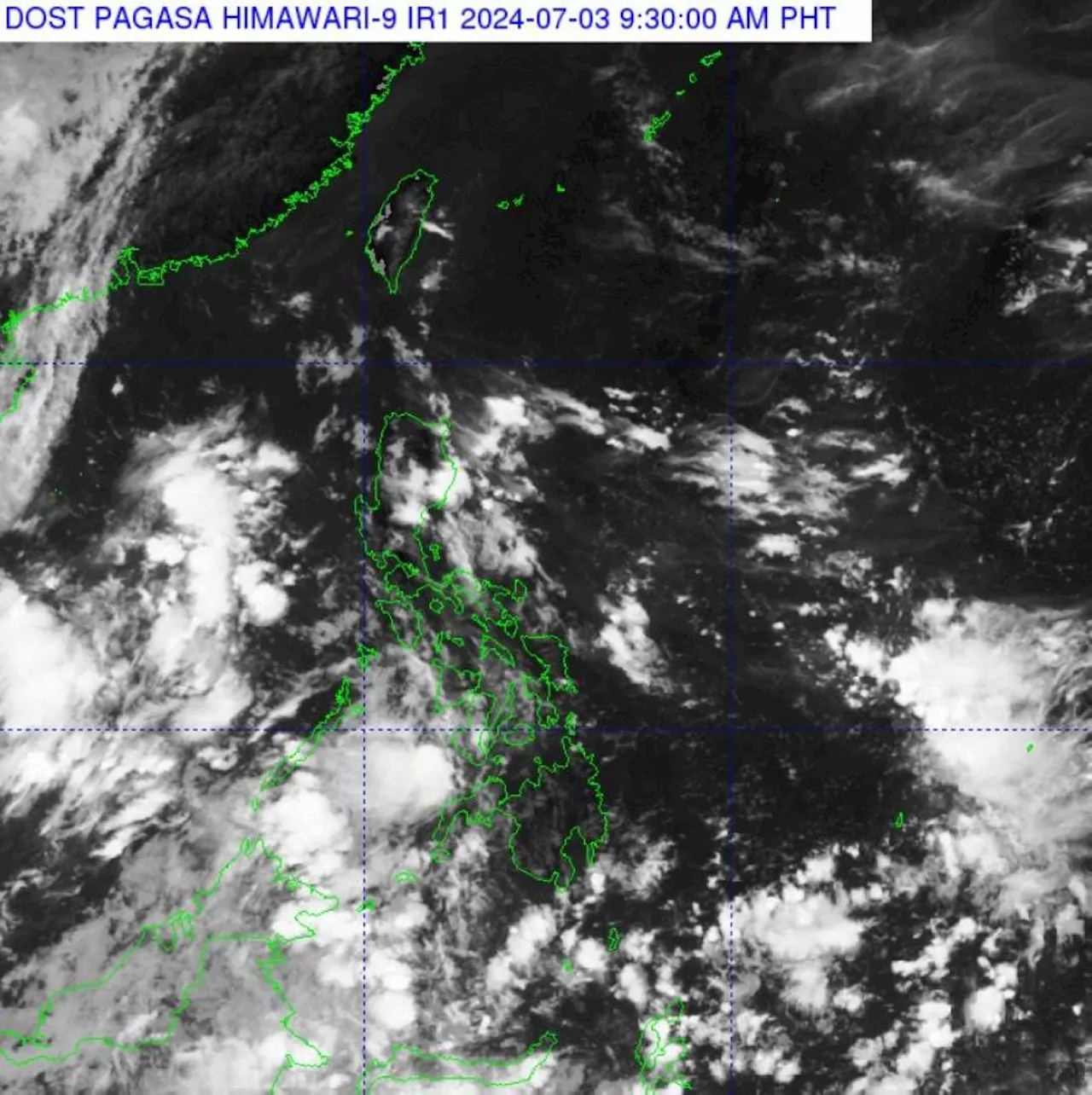 ITCZ affecting Palawan, Western Mindanao; easterlies in eastern parts of PH