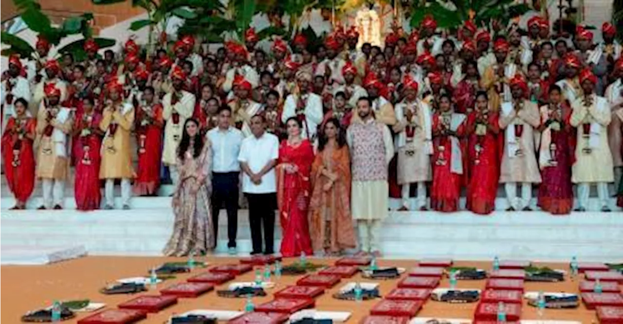 Indian tycoon launches mass weddings to celebrate son’s nuptials