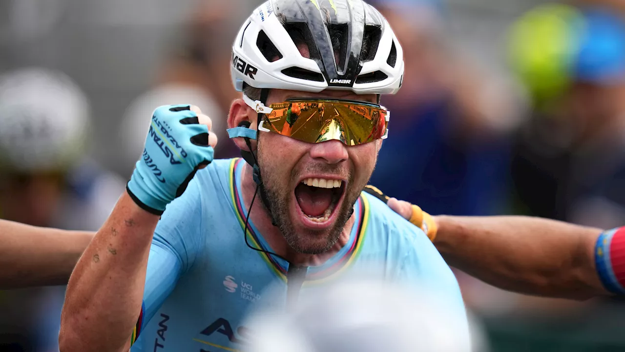 Cavendish breaks Merckx’s record for most career Tour de France stage wins