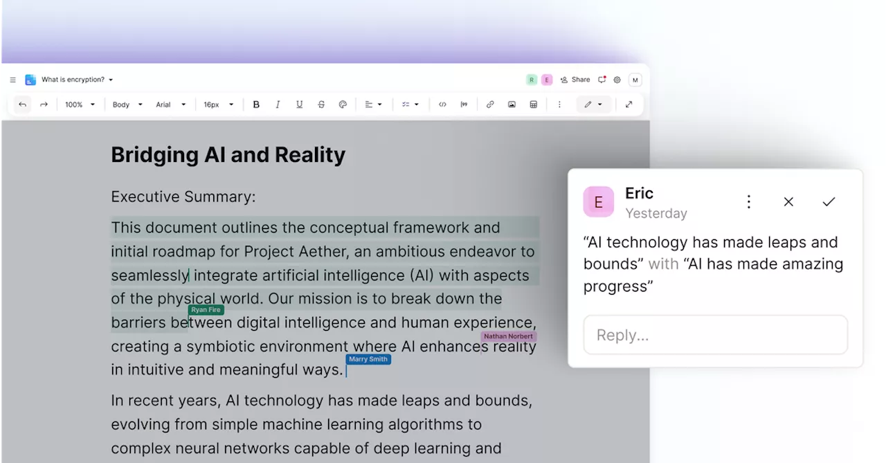 Proton Docs is a privacy-focused answer to Google Docs and Microsoft Word