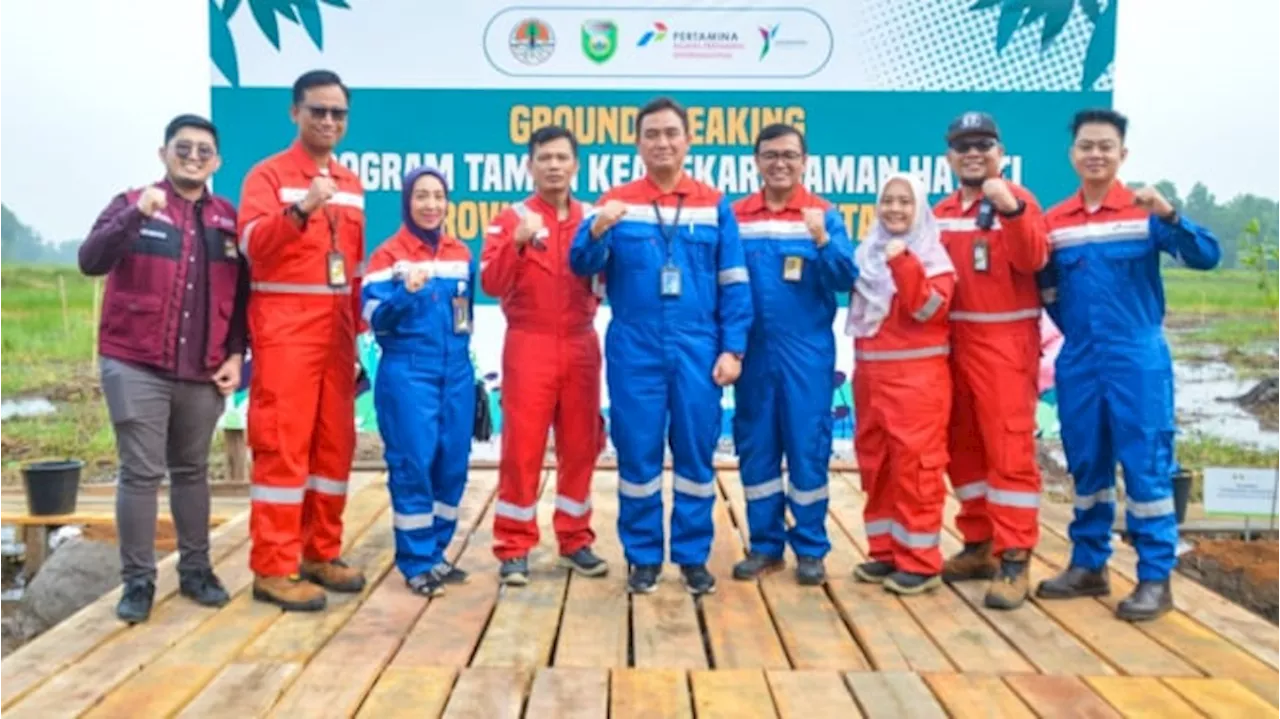 Pemprov Sumsel dan Kilang Pertamina Plaju Bangun Taman Rawa, Tanam 55 Spesies Pohon Langka