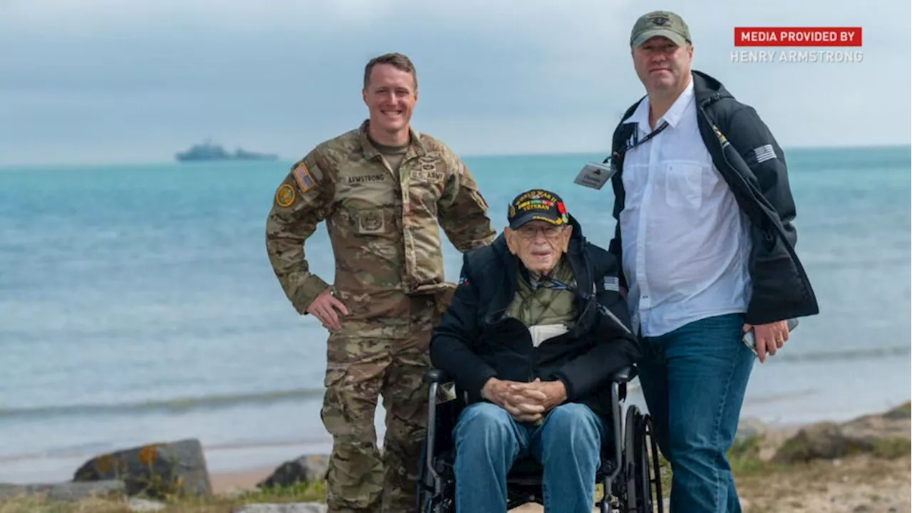 3 generations of veterans share experience visiting Normandy on D-Day's 80th anniversary