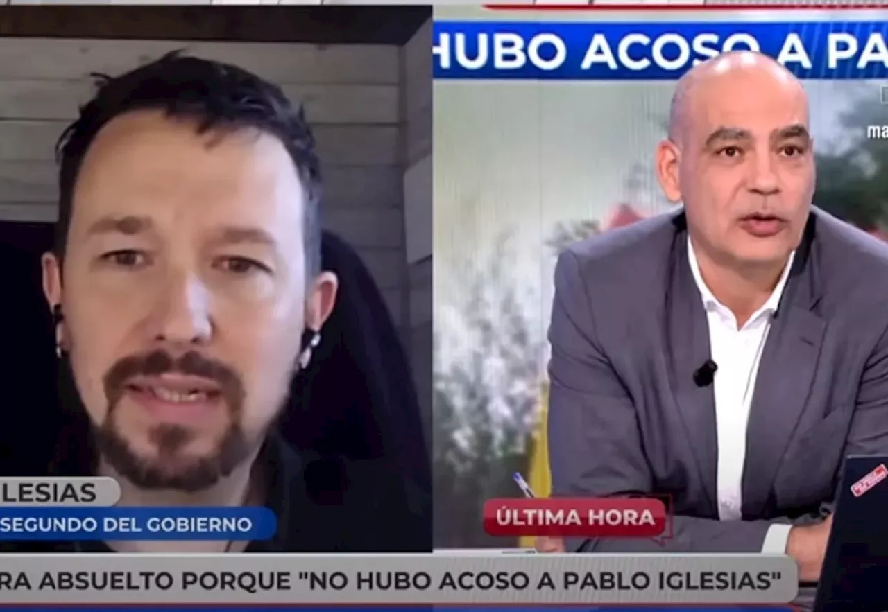 Tenso enganchón en directo entre Pablo Iglesias y Nacho Abad: 'El que está demostrando un pecado es usted'