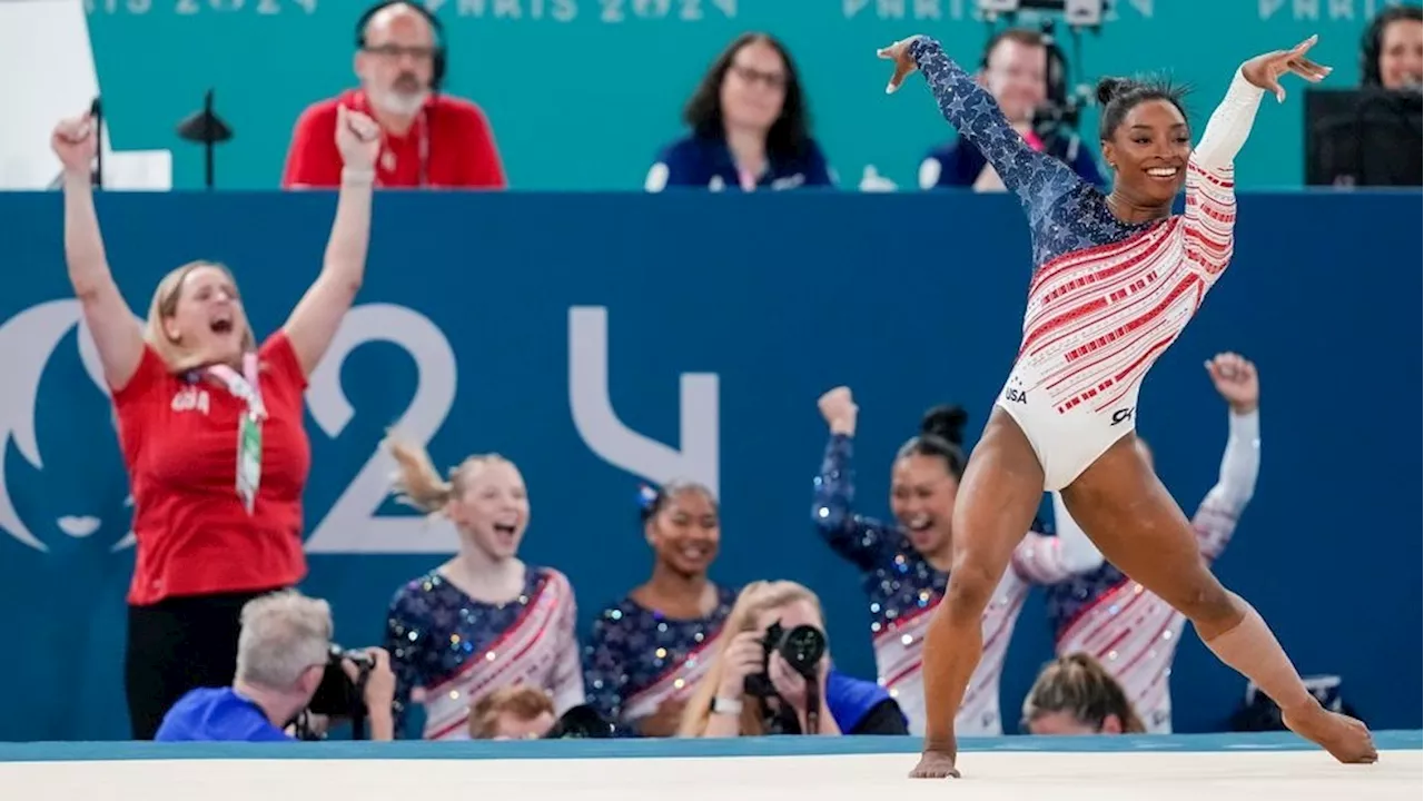 Simone Biles earns 'redemption' by powering Team USA to Olympic gold in women's gymnastics