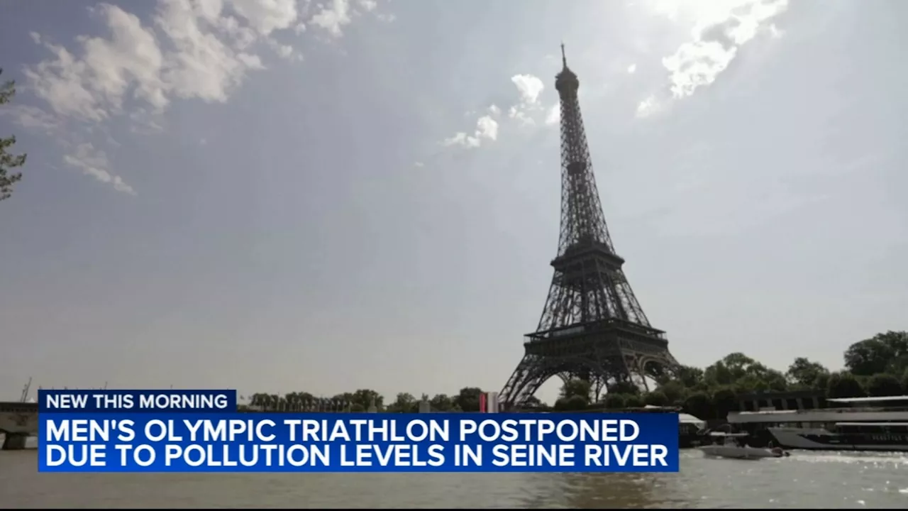 Men's Olympic triathlon postponed due to pollution levels in Seine River