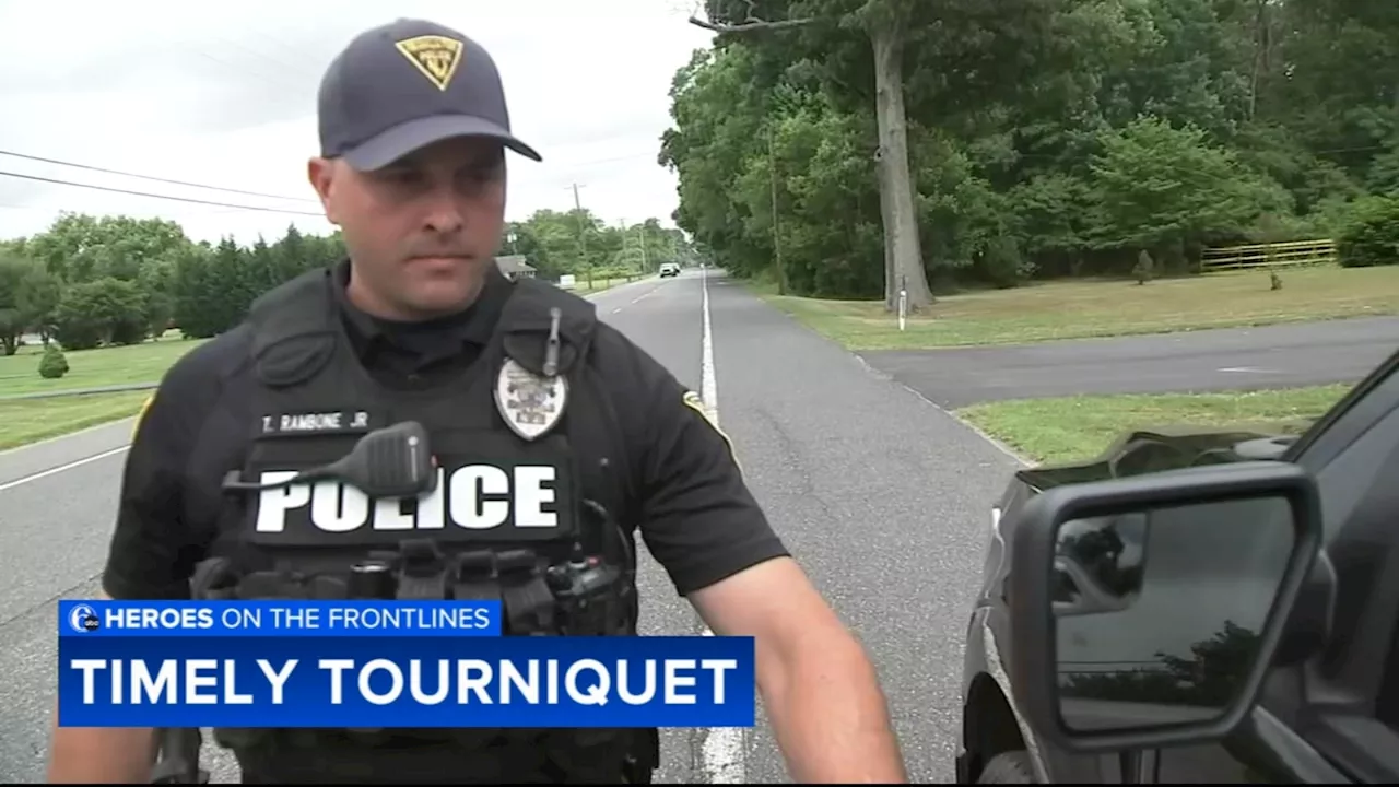 South Jersey officer turns life threatening crash into life saving moment