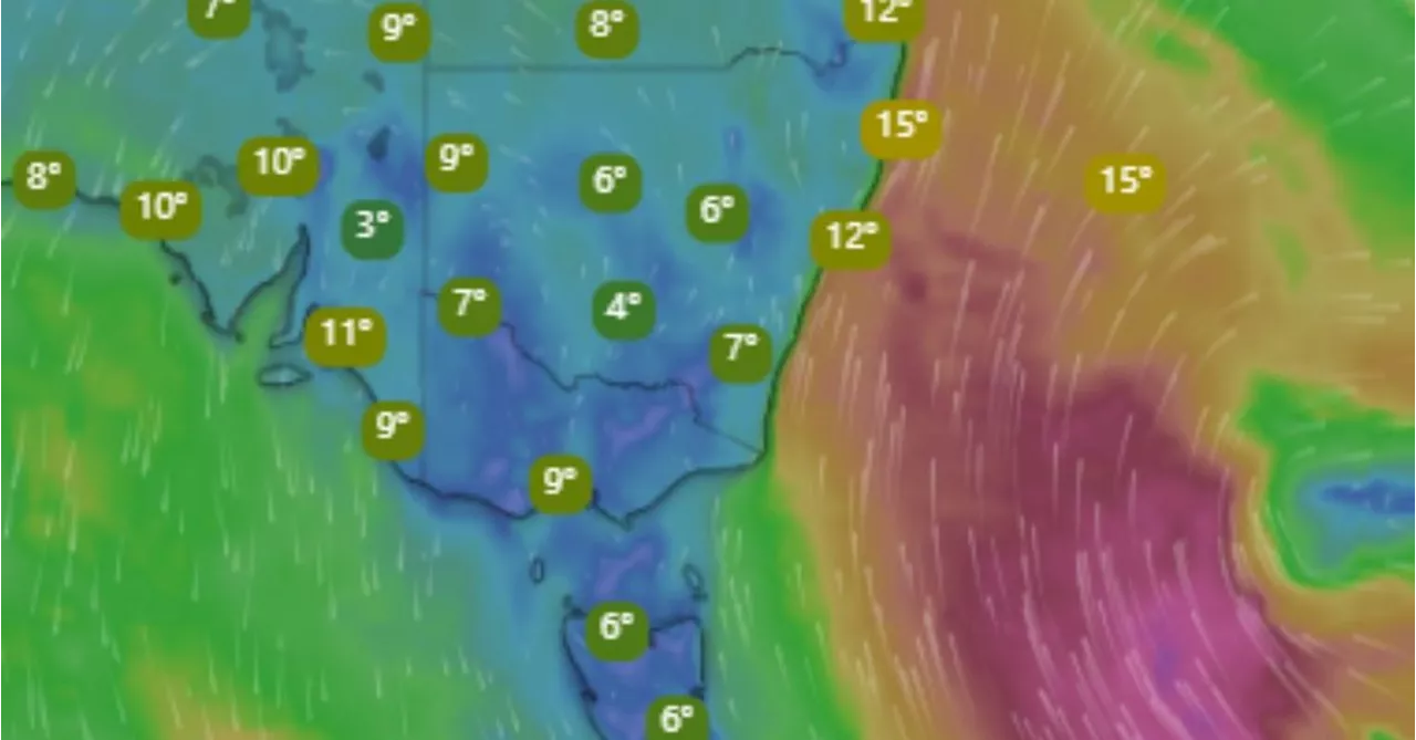 Cold snap continues to send shivers across southeastern Australia