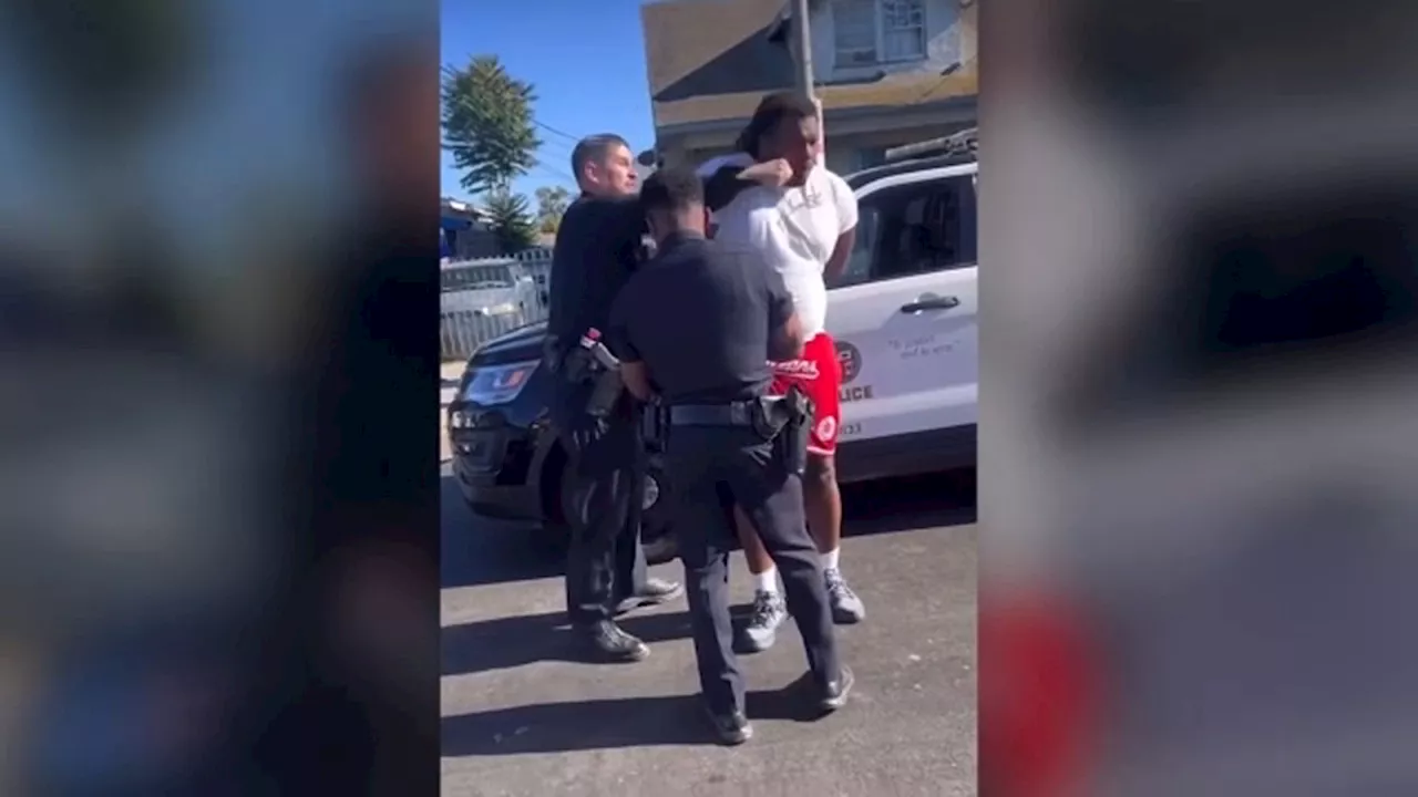 Video shows LAPD officer punch handcuffed man during arrest in Watts