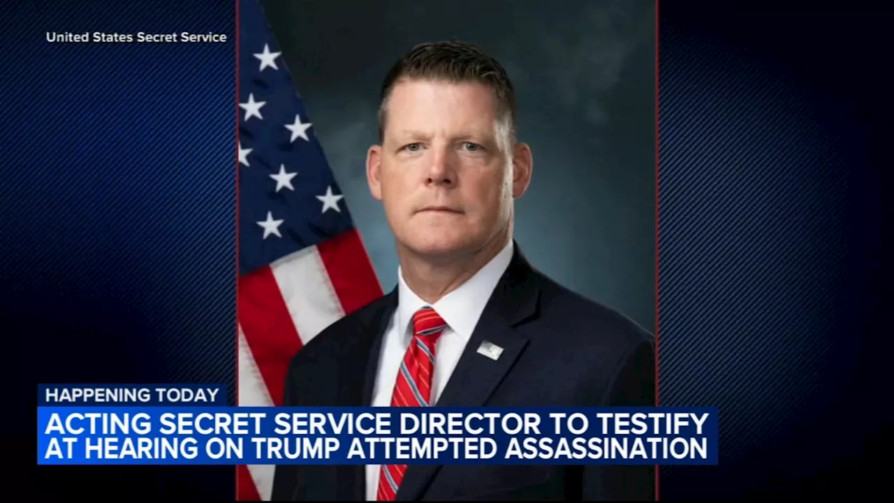 Acting Secret Service director to testify before Senate about Trump assassination attempt security