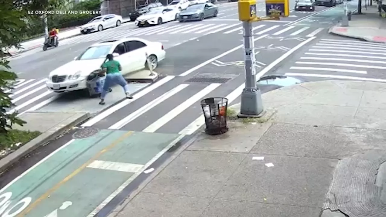 One man killed, another injured after hit by car while crossing street in East Harlem