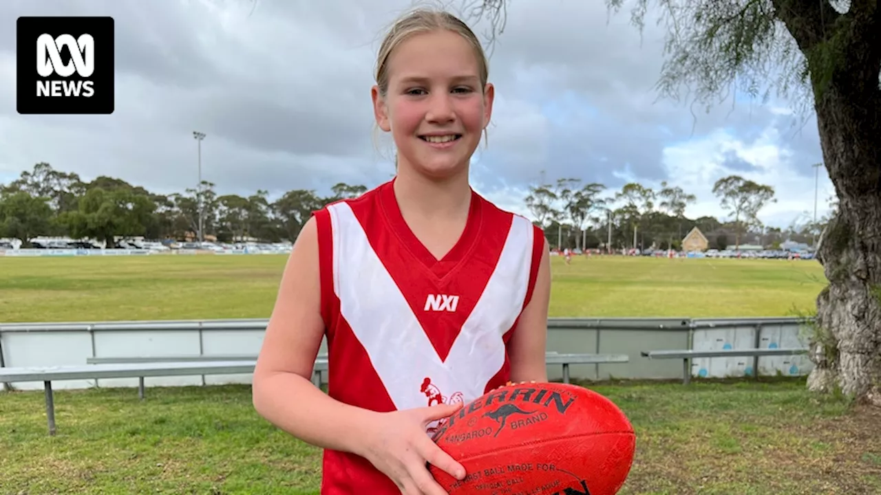 SA girl's AFLW dream faces hurdles with no local female football teams in Bordertown