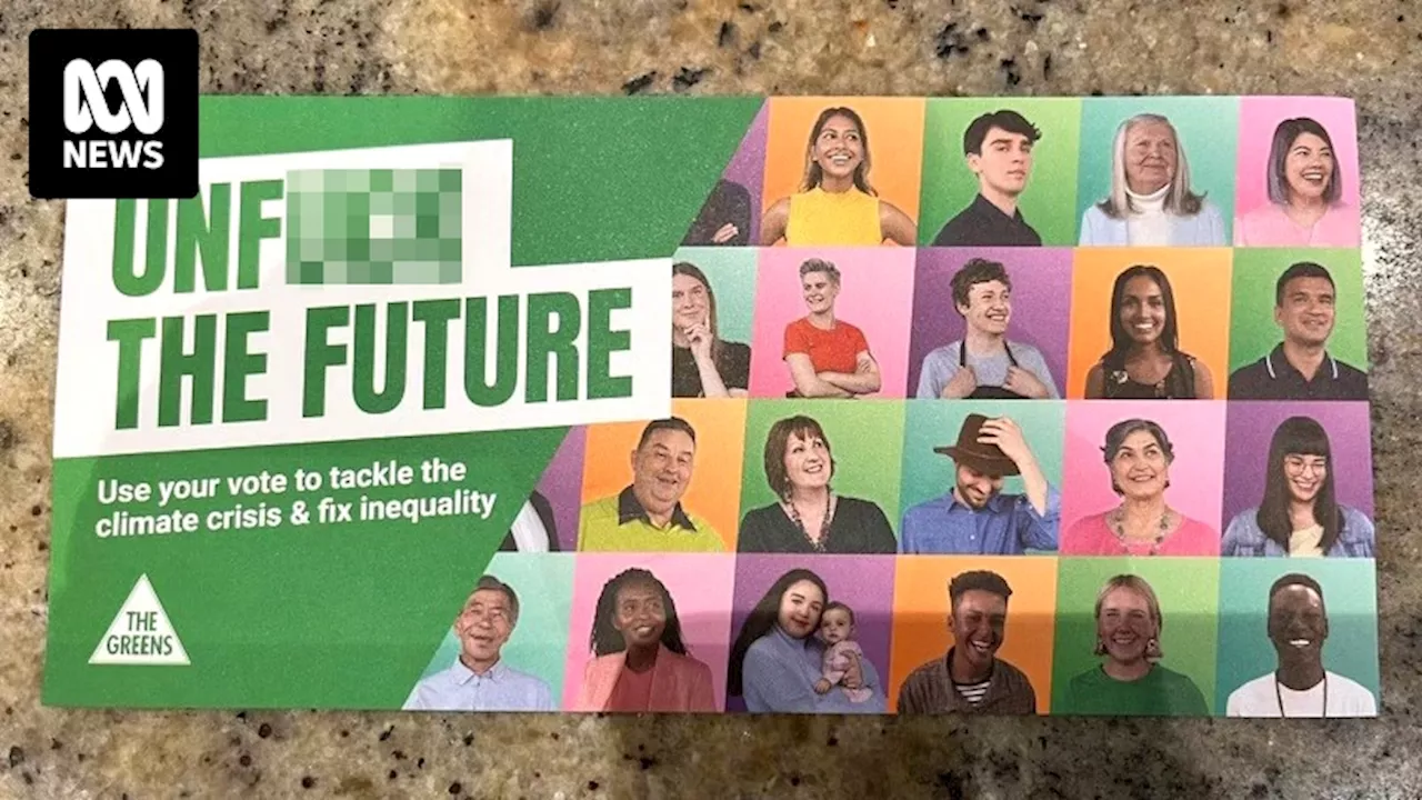 SA Greens blindsided by 'unf*** the future' flyer distributed in Adelaide