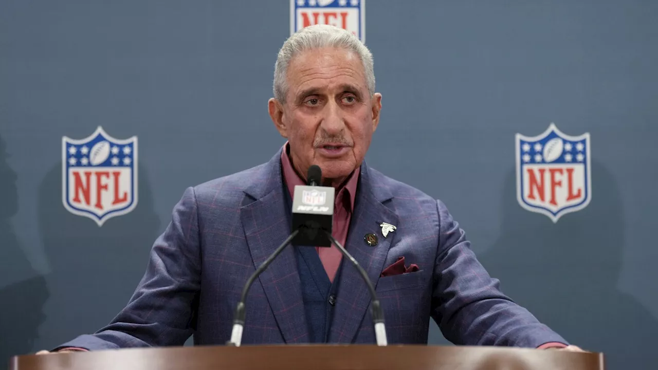 Falcons owner Arthur Blank says optimism is increased by new names atop the QB depth chart