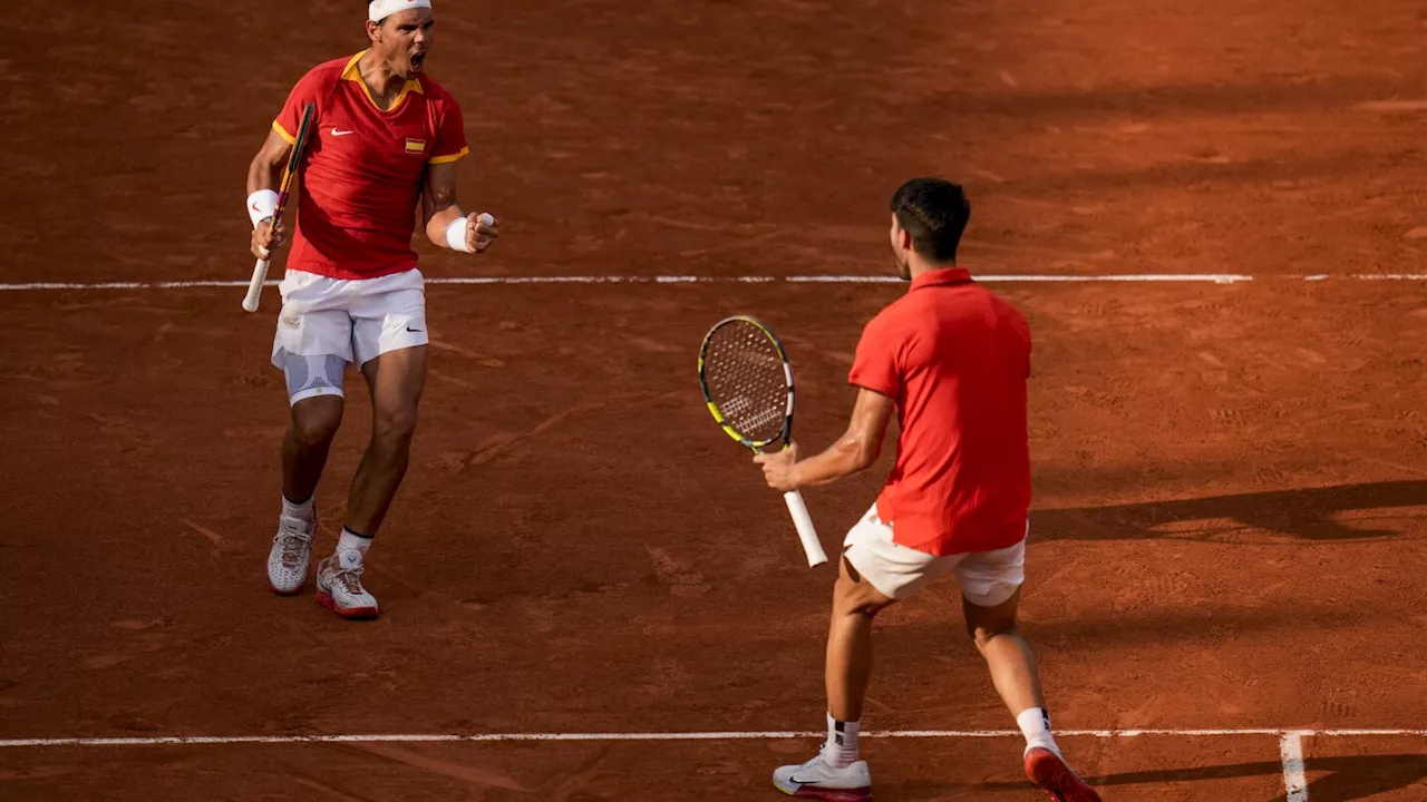 Olympics tennis: Nadal and Alcaraz reach doubles quarterfinals