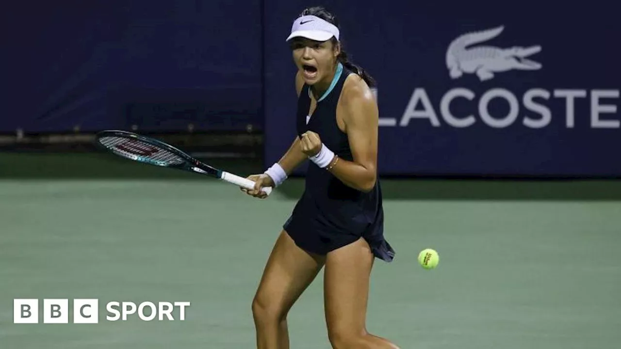 Emma Raducanu: Brit makes winning return against Elise Mertens at Washington Open