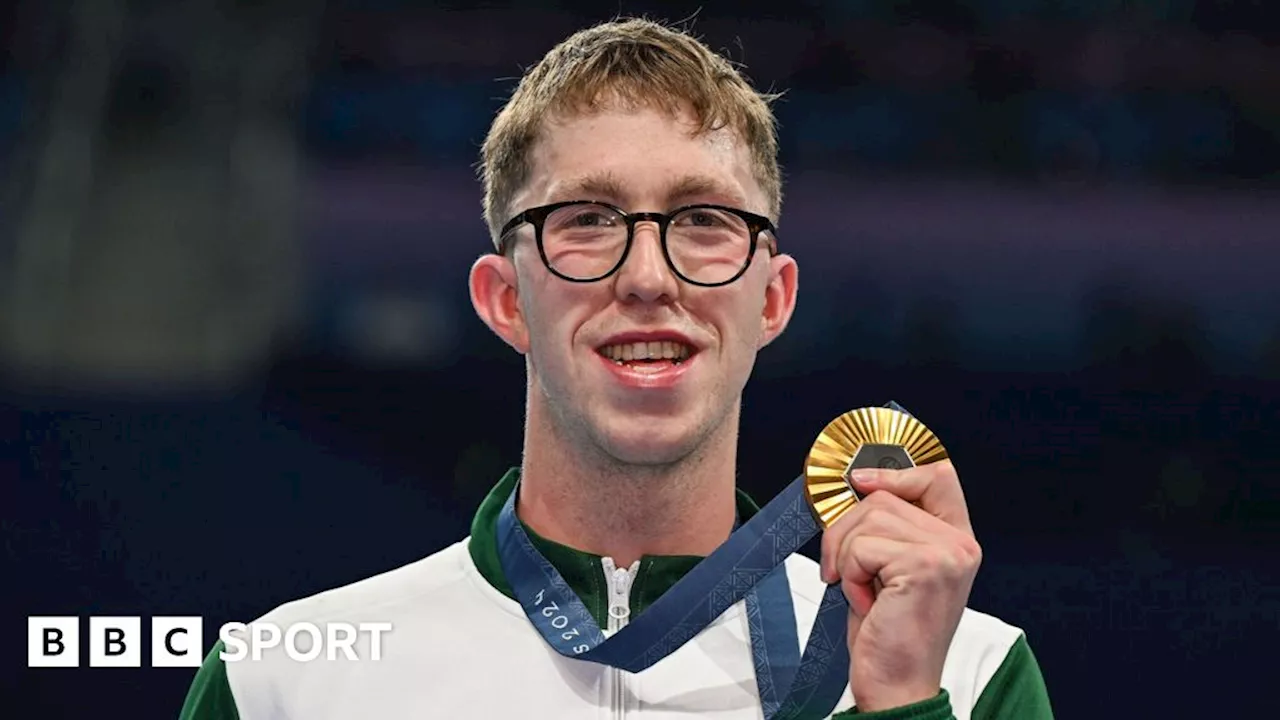 Olympics swimming: Daniel Wiffen wins historic gold in 800m freestyle