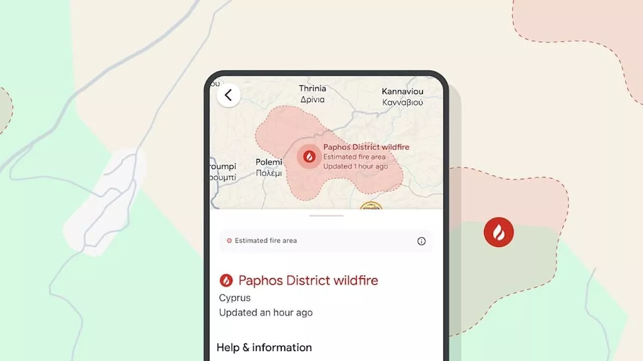 Google Maps va désormais vous avertir en cas de feu de forêt