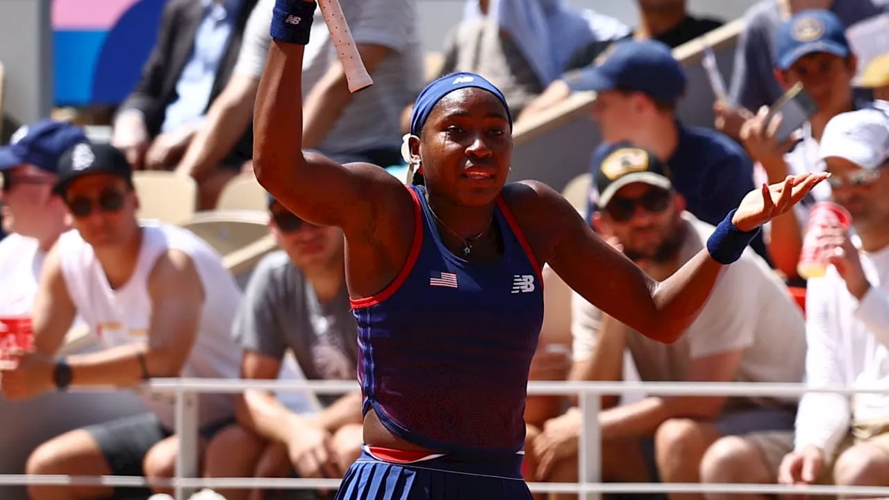 Olympia 2024: Tennis-Superstar Gauff weint und schreit nach Schiri-Zoff