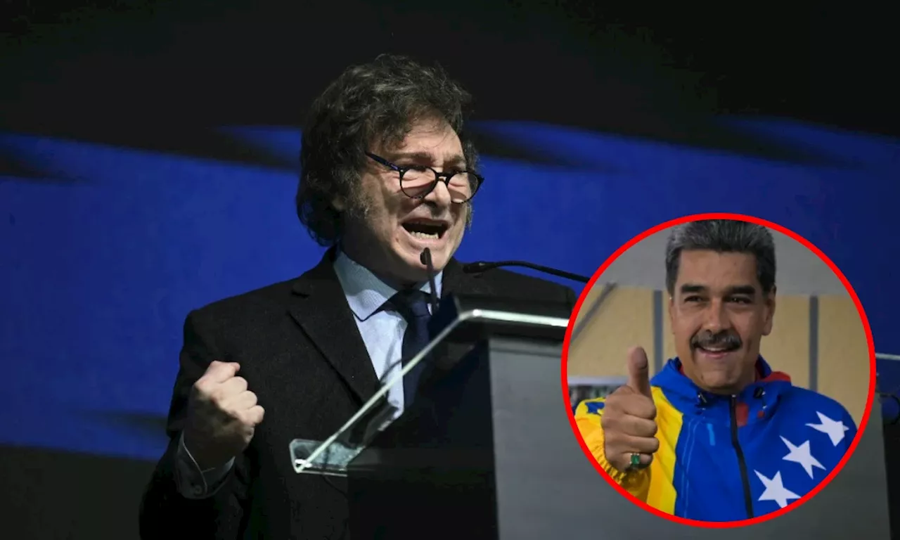 Javier Milei: 'Ni Maduro se cree la estafa electoral que festeja'