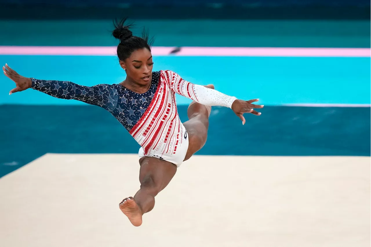 OL i Paris: Simone Biles førte USA til suverent laggull i turn