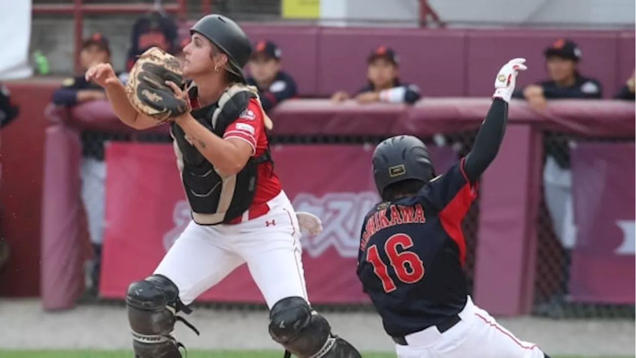 Japan narrowly tops Canada in extra innings to remain undefeated at Women's Baseball World Cup