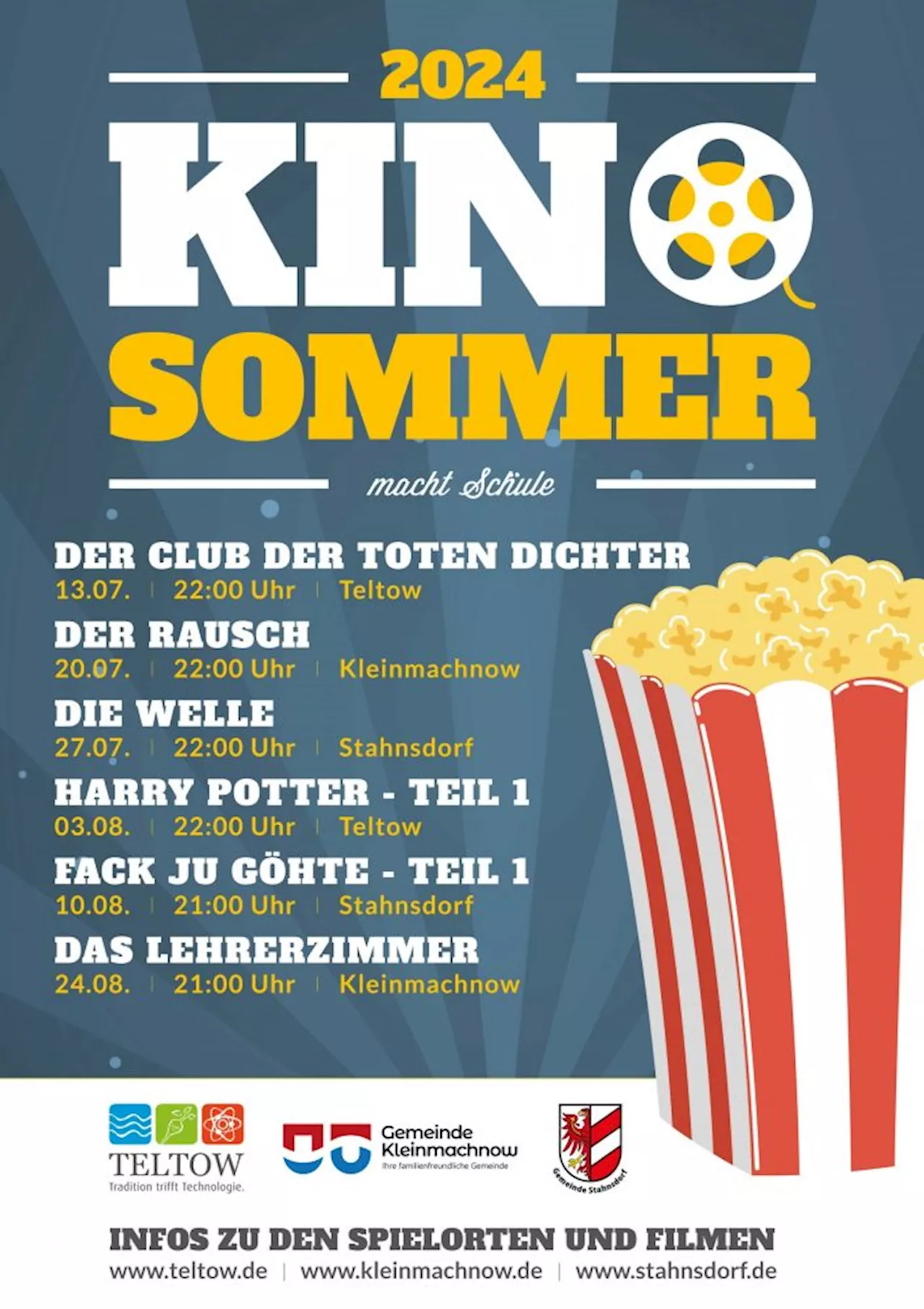 Freiluftkino auf dem Teltower Marktplatz-Ein Abend im Zeichen von Harry Potter